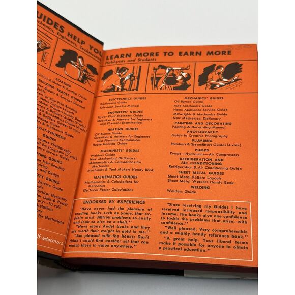 AUDELS Carpenters and Builders Guide‎ 1963 Frank P Graham Hardcover Numbers 1-3 - Picture 4 of 6